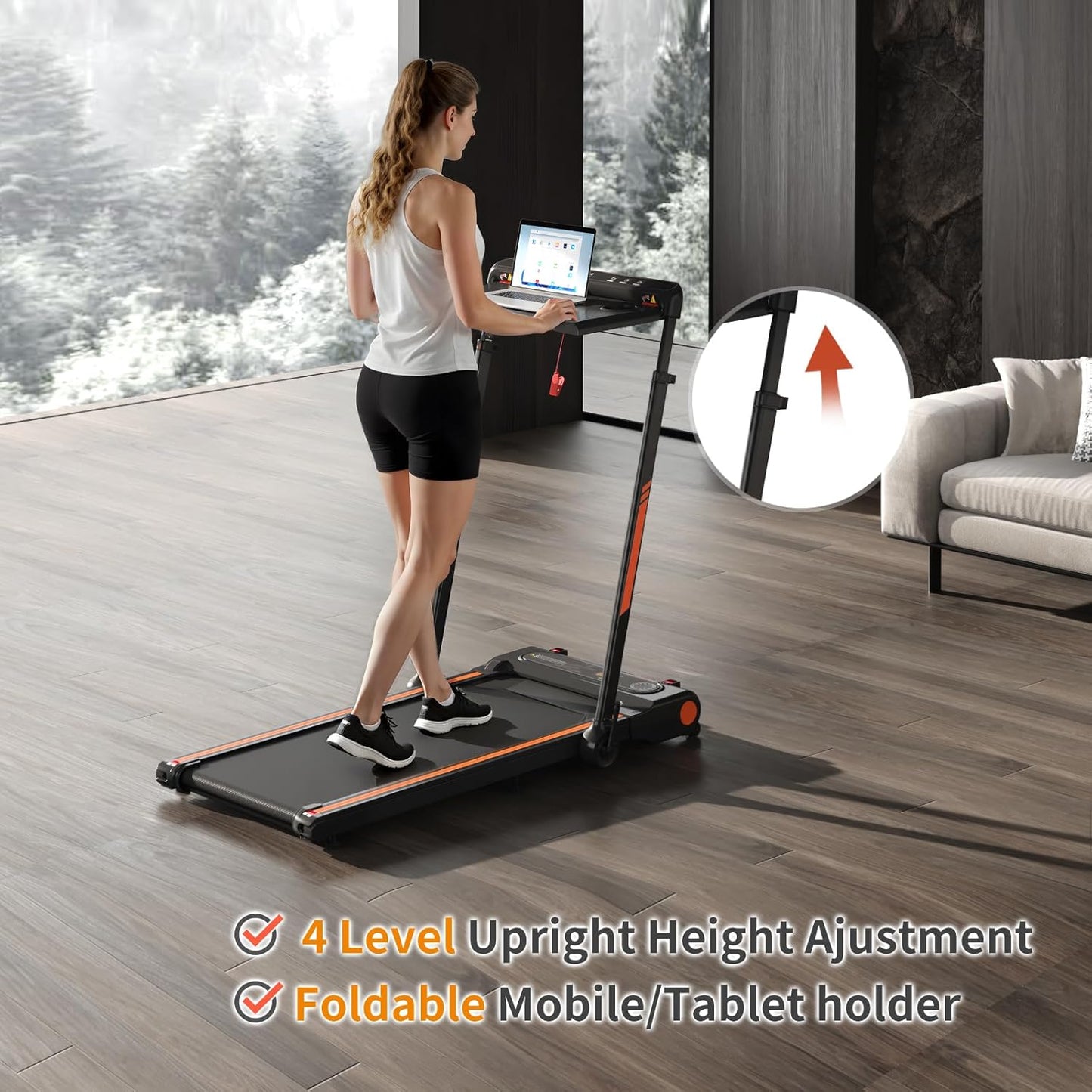 Folding Treadmill with Incline