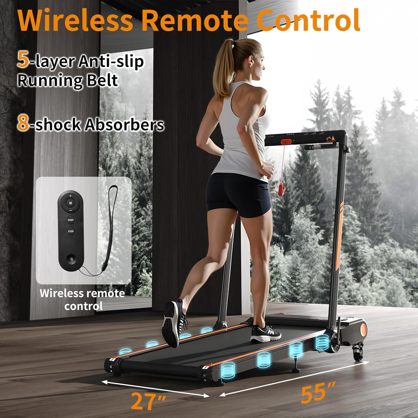 Folding Treadmill with Incline